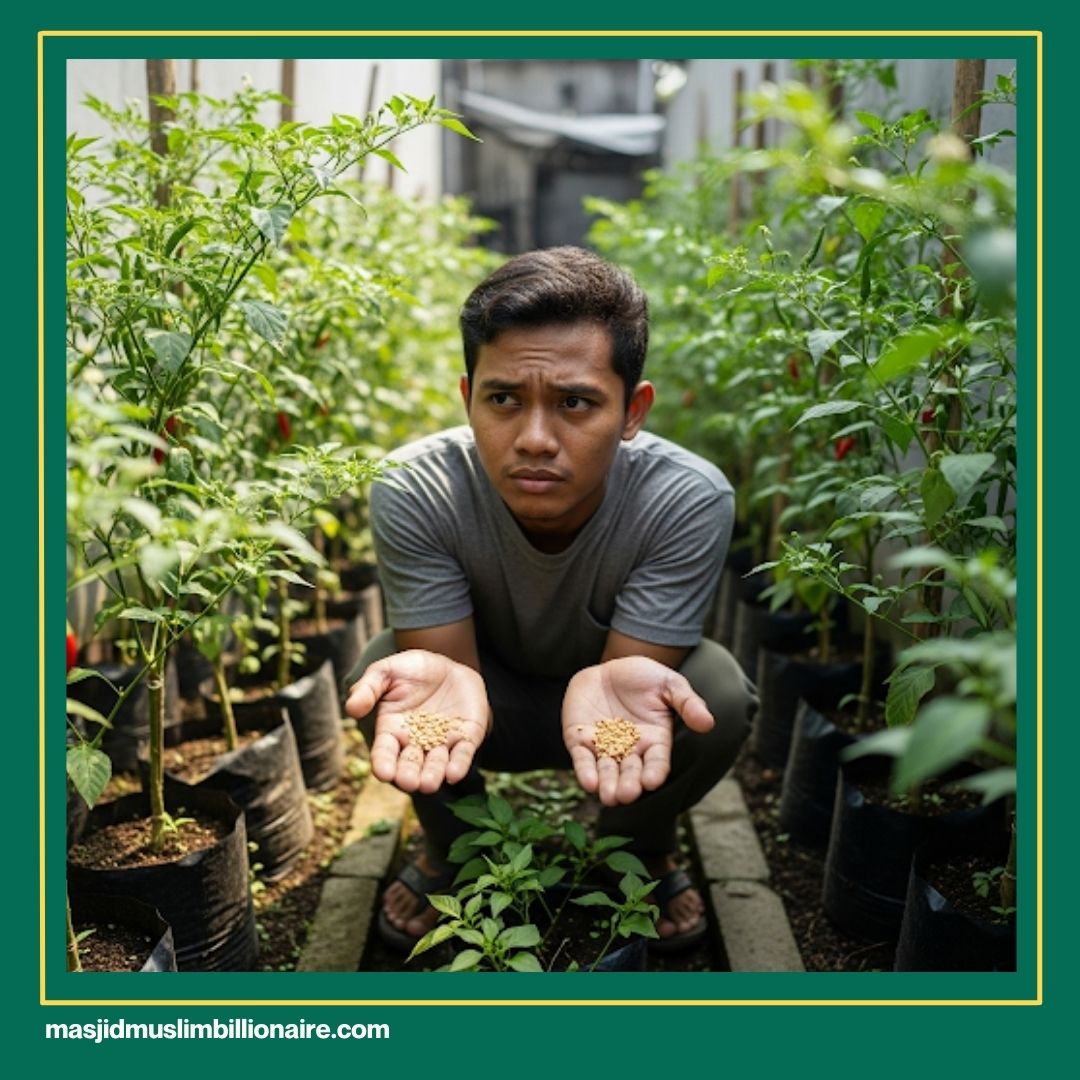 cara tanam cabe di lahan sempit