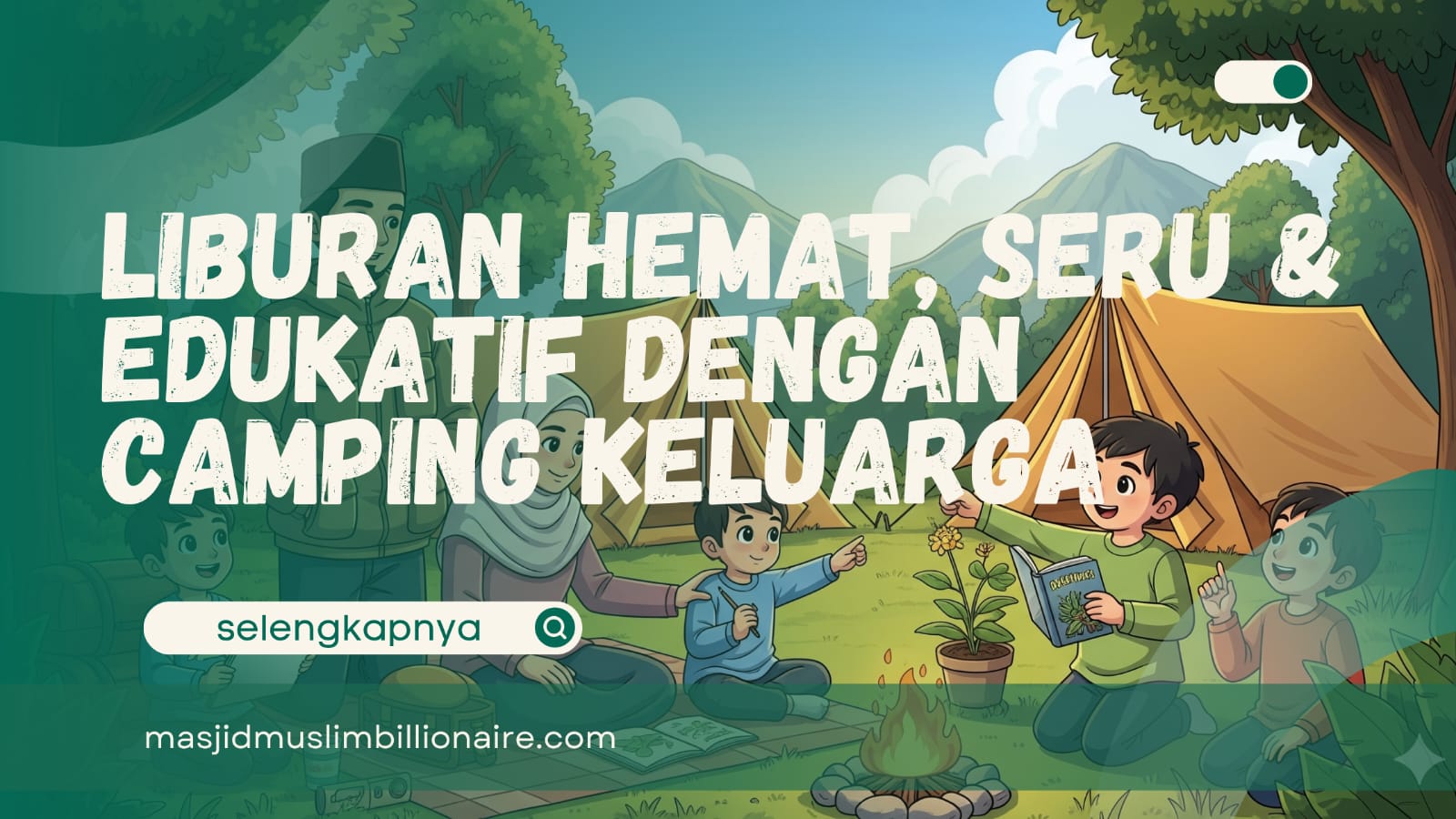 Liburan Hemat, Seru, dan Edukatif! Camping Keluarga di Bogor”