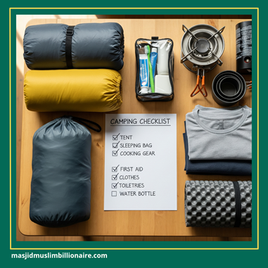 cara packing barang camping