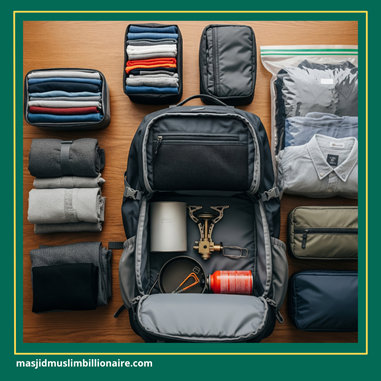 cara packing barang camping 