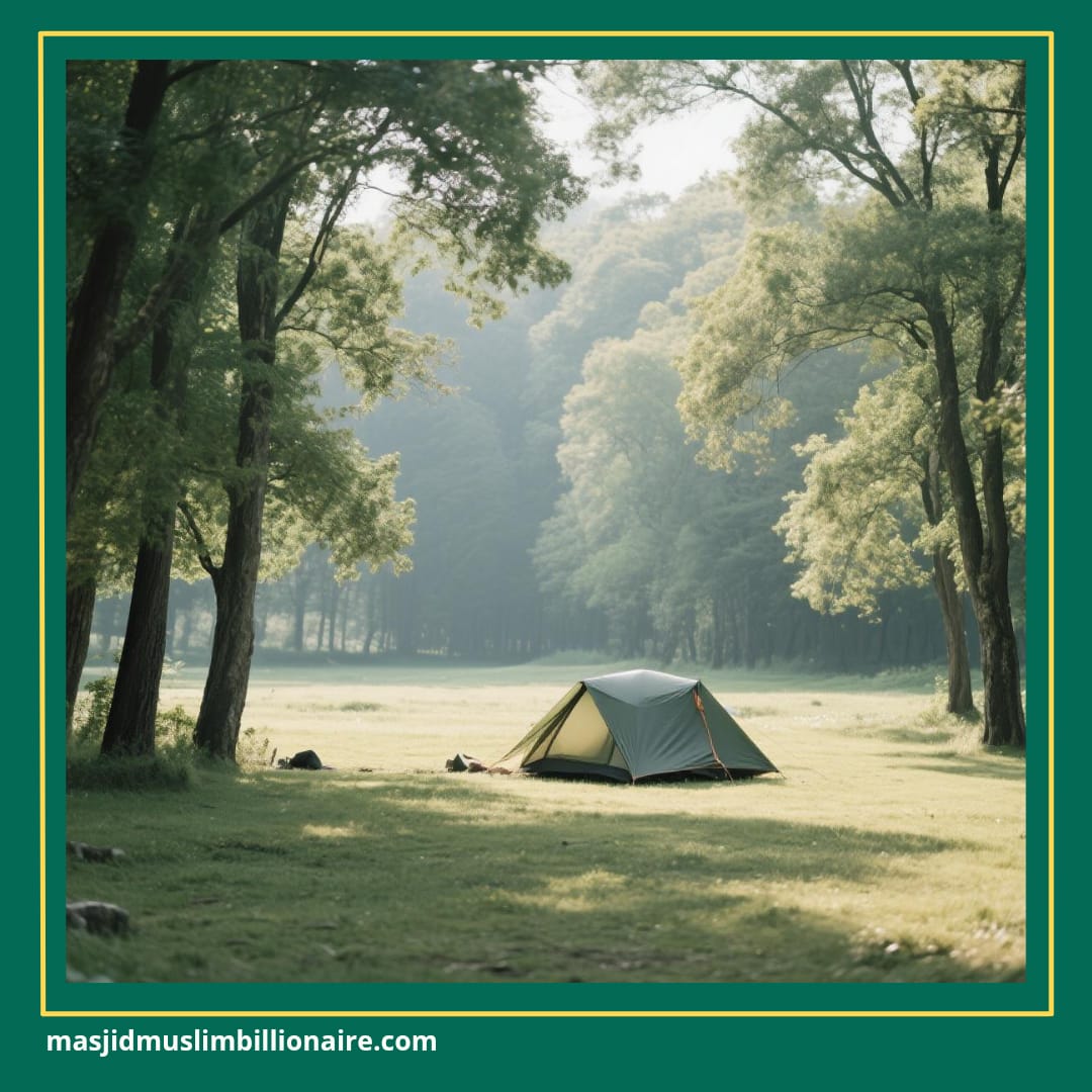cara bikin tenda camping