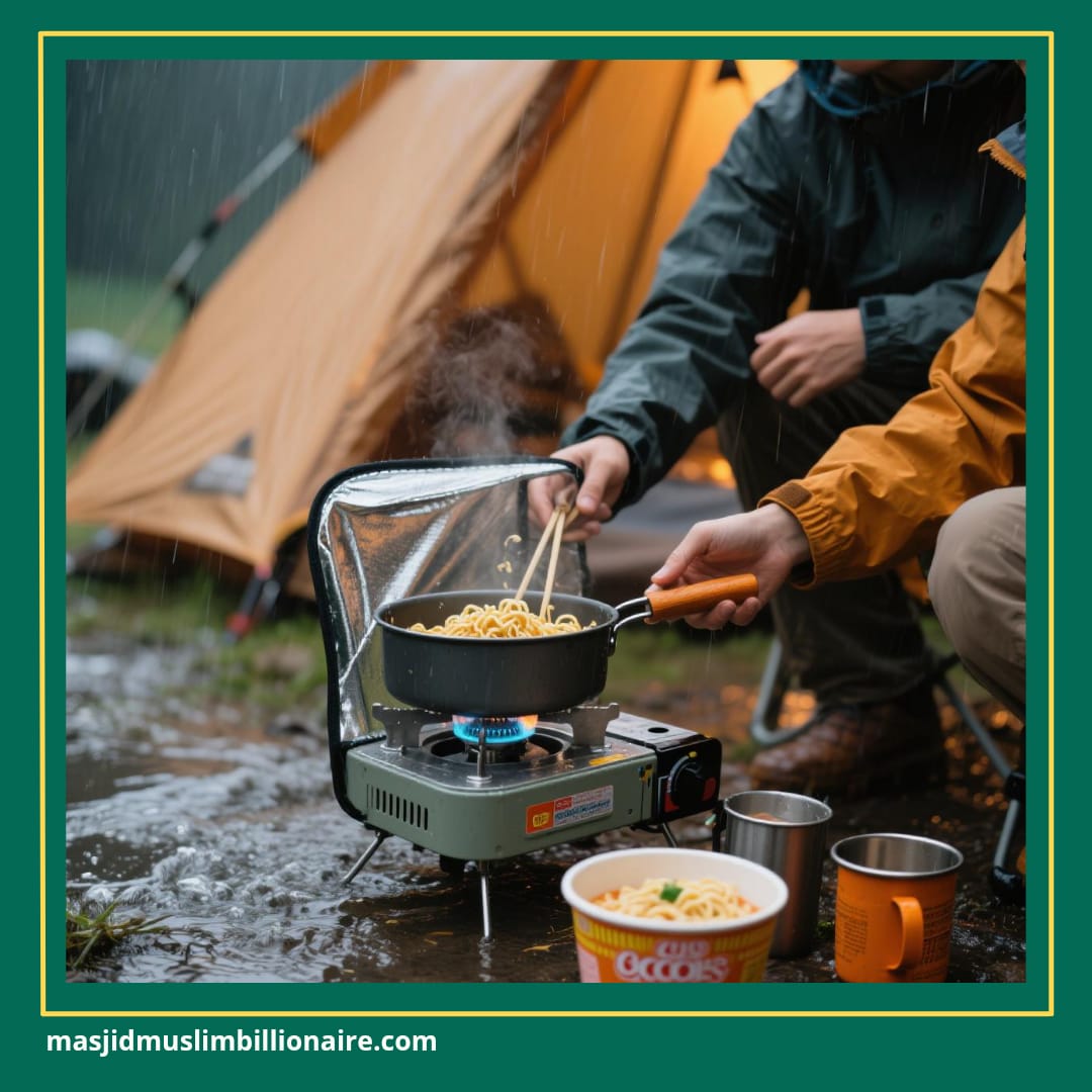 tips camping saat hujan 