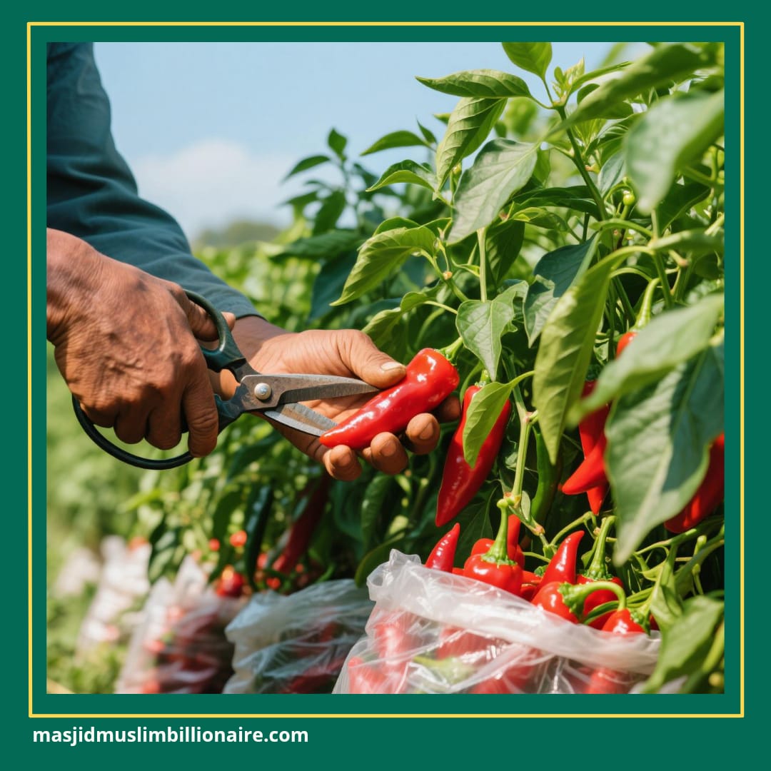 cara menanam cabe keriting di polybag