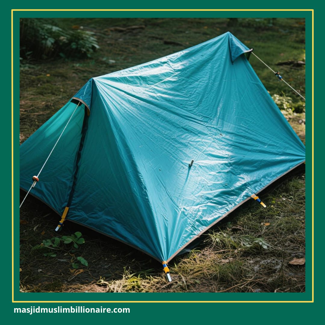 cara bikin tenda camping